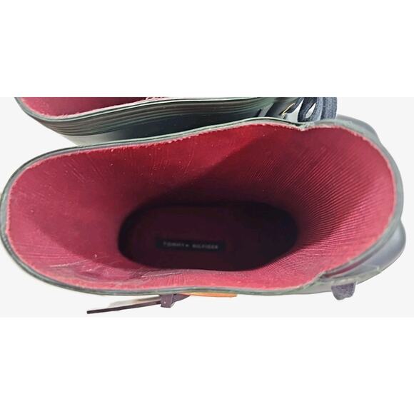 Tommy Hilfiger ~Woman Size 8~ Midnight Rain Boots. - Picture 7 of 16